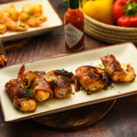 Bacon Wrapped Prawns