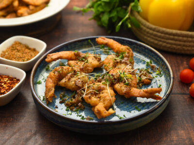 Dry Chilli Prawn